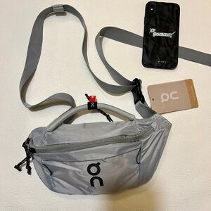 On Running Silver Belt Bag